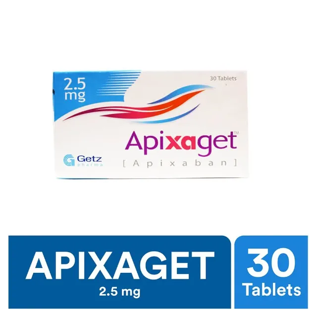 APIXAGET 2.5MG TAB