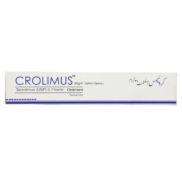 CROLIMUS 0.1% OINTMENT 30GM