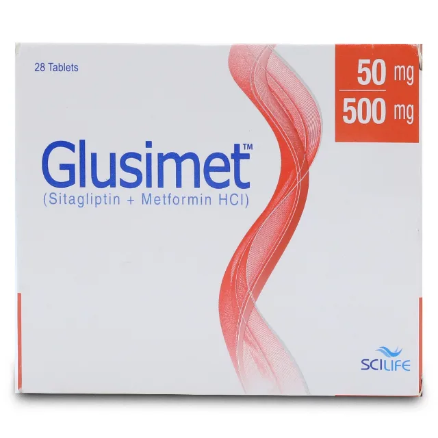 GLUSIMET 50/500MG TAB