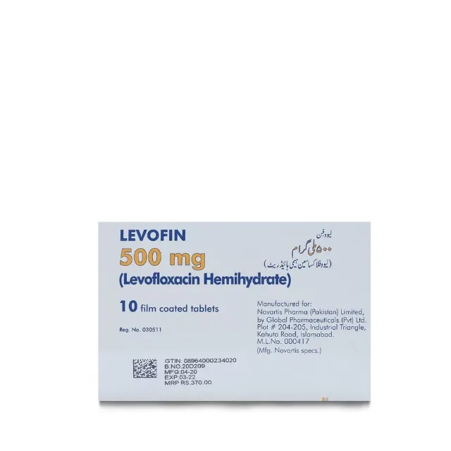 LEVOFIN 500MG TAB 10