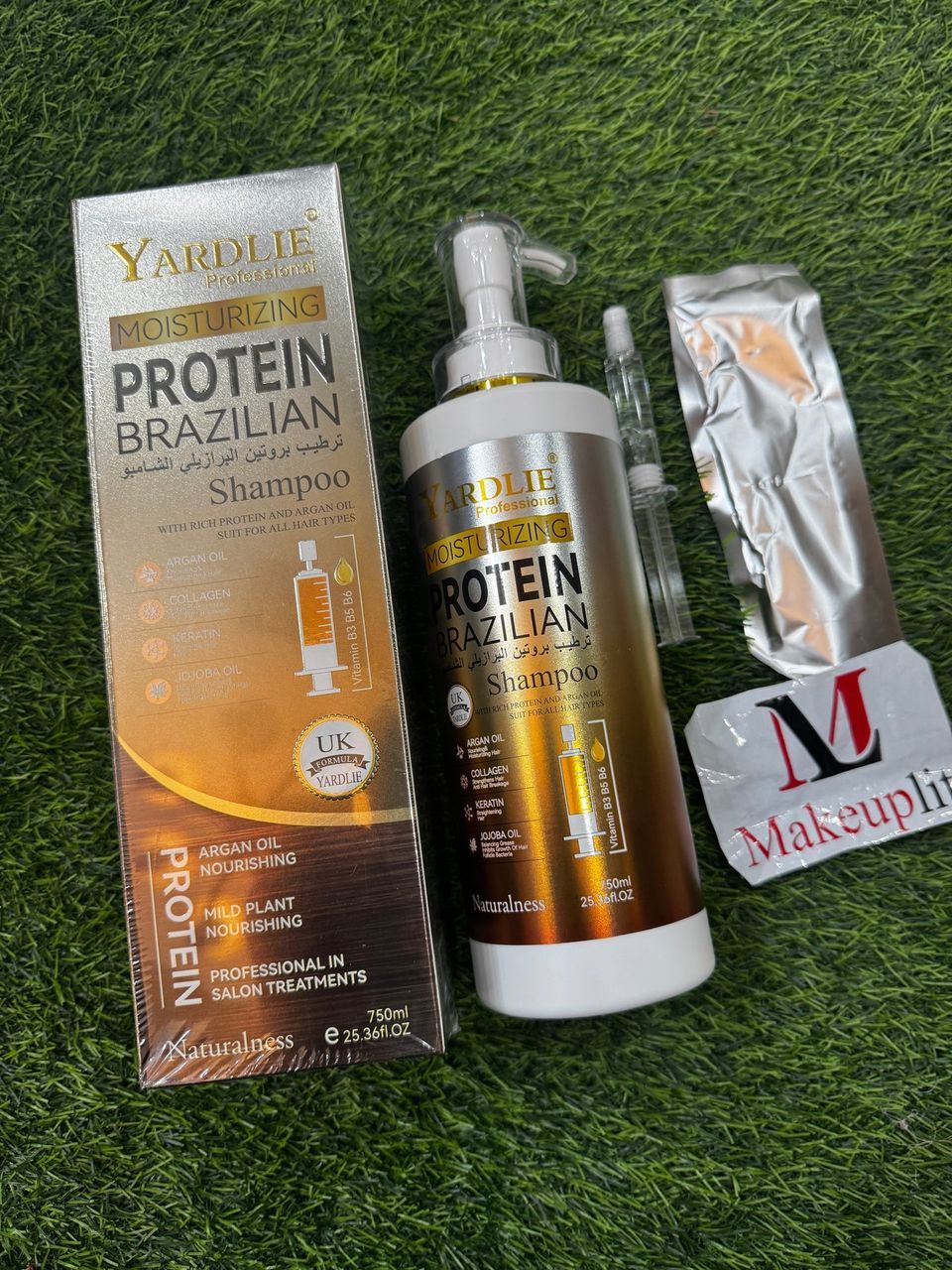 2 in 1 Yardlie Protein Brazilian Shampoo with FREE Injection