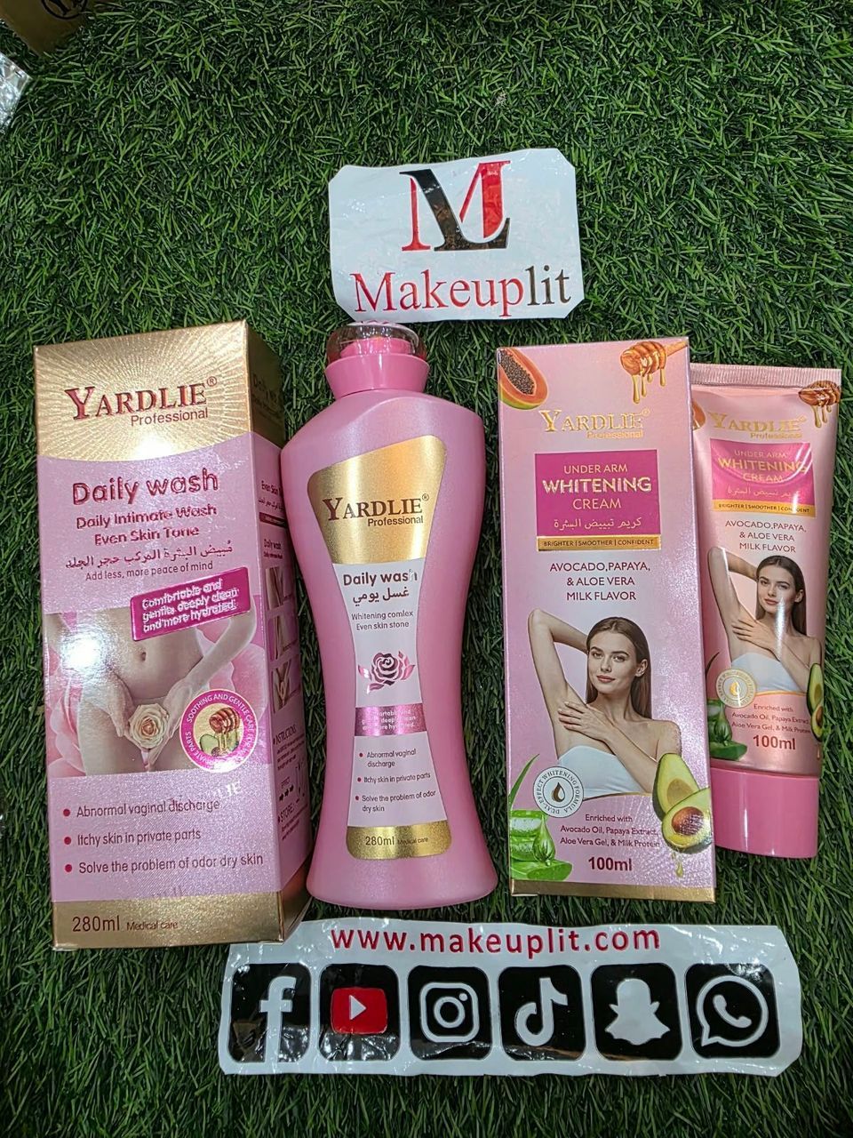 Yardlie Daily Wash PVT Part + Yardlie UnderArm Whitening Cream