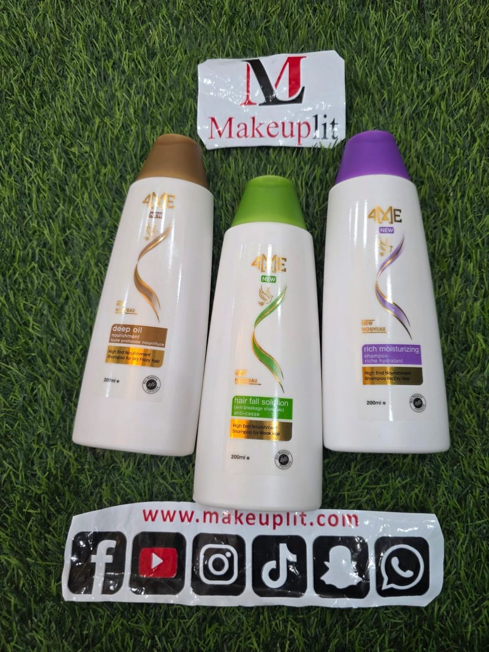 3Pcs 4Me shampoo Deal