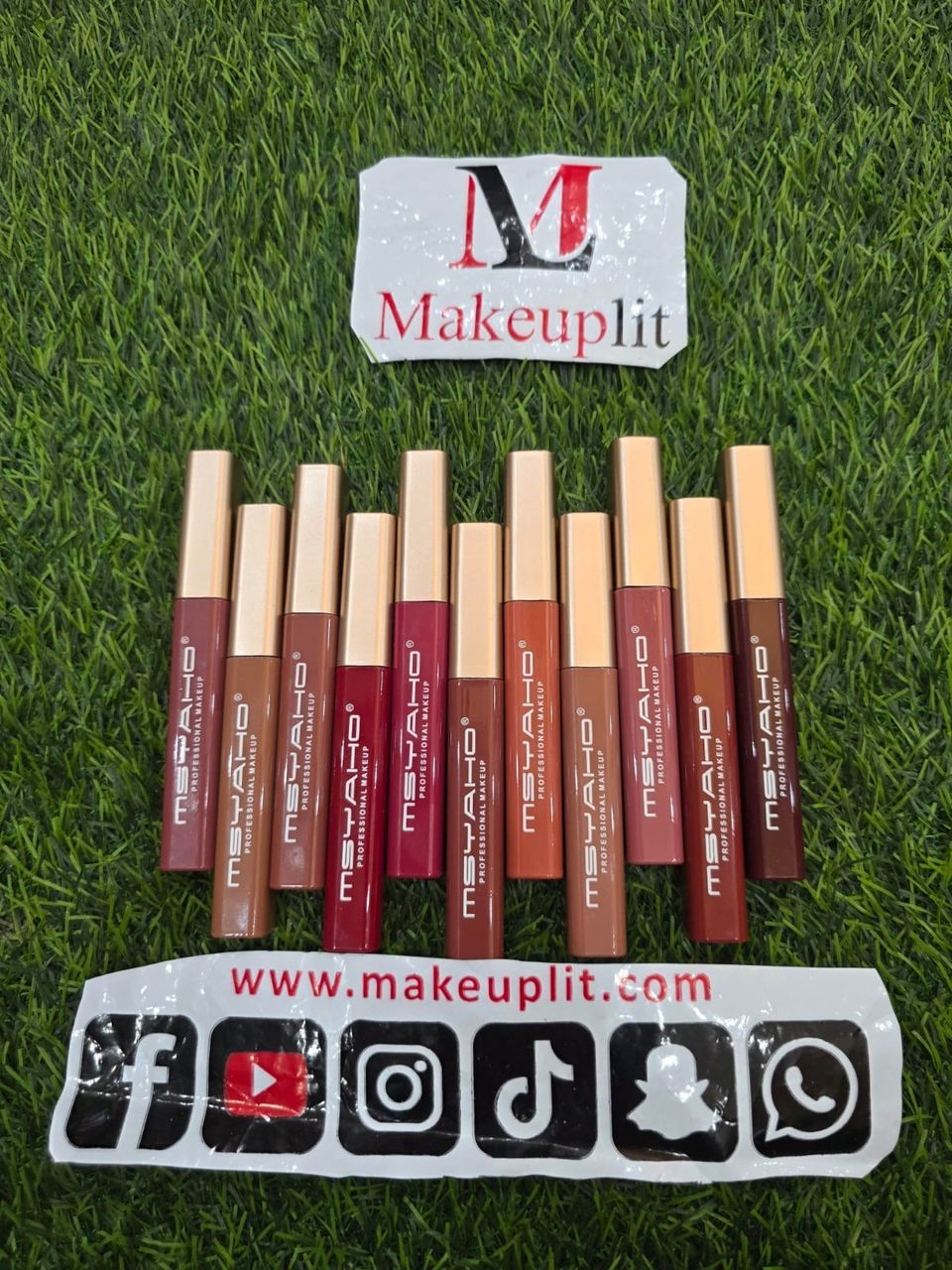 Long Lasting Mate Lip Gloss Msyaho 12 Pcs Pack