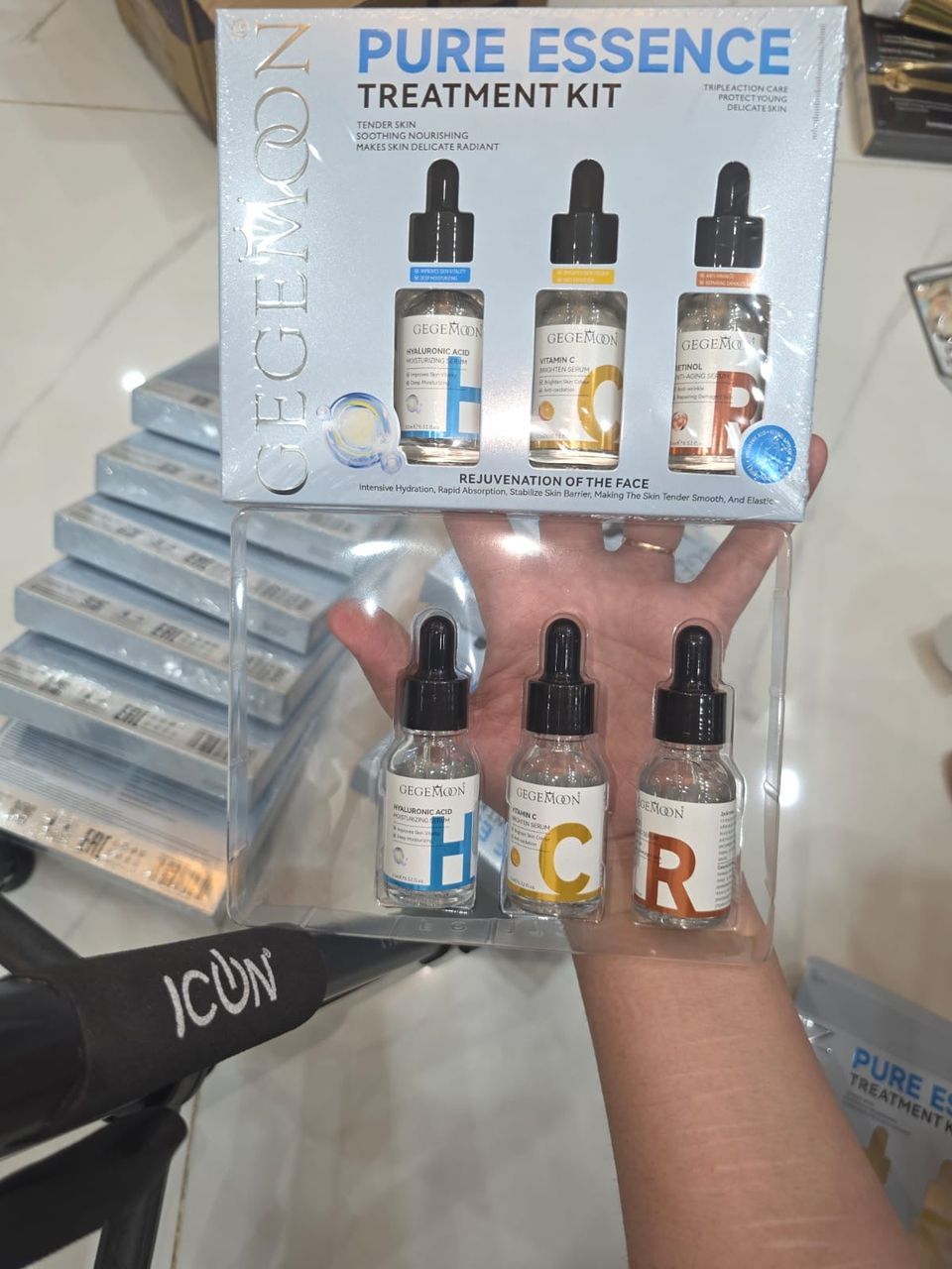 Korean Glass Skin 3in1 Treatment Serum Kit Pure Essence (2)