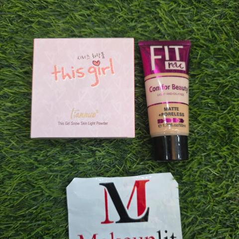 2in1 Deal BB Foundation Tube + This Girl FacePowder