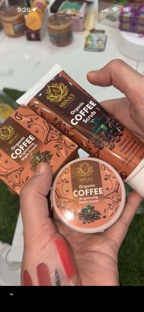 3in1 Deal 2 Coffee cream + 1 Coffee Scrub Tube