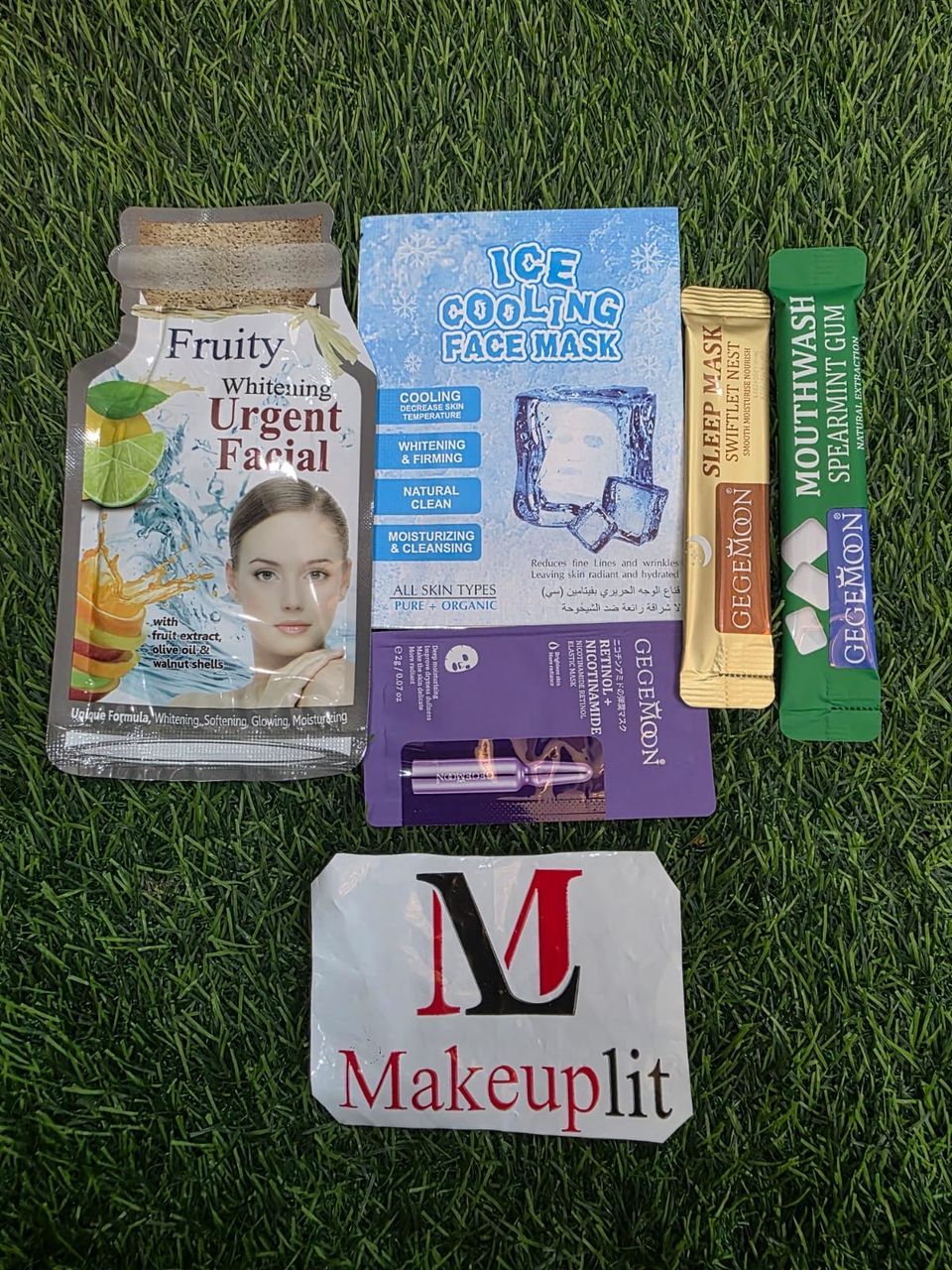 5in1 Deal (Urgent Facial Sache + Ice cooling Mask + Face Mask + Hair Mask + Mouth Wash)