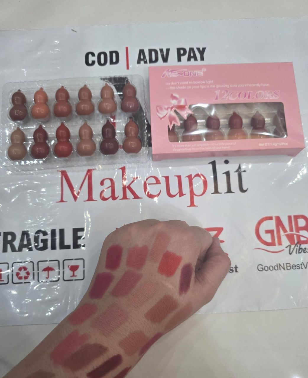 Ks-One 12 Colors LipGloss pack