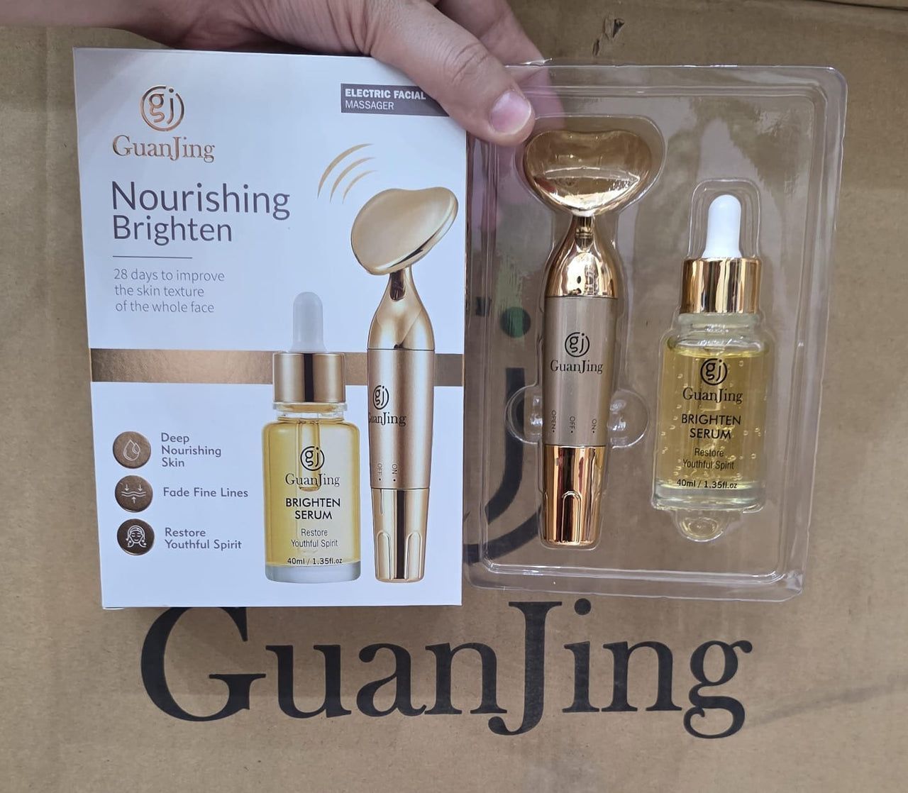 Brighten Serum+ FREE Electric Facial Massager GuanJing