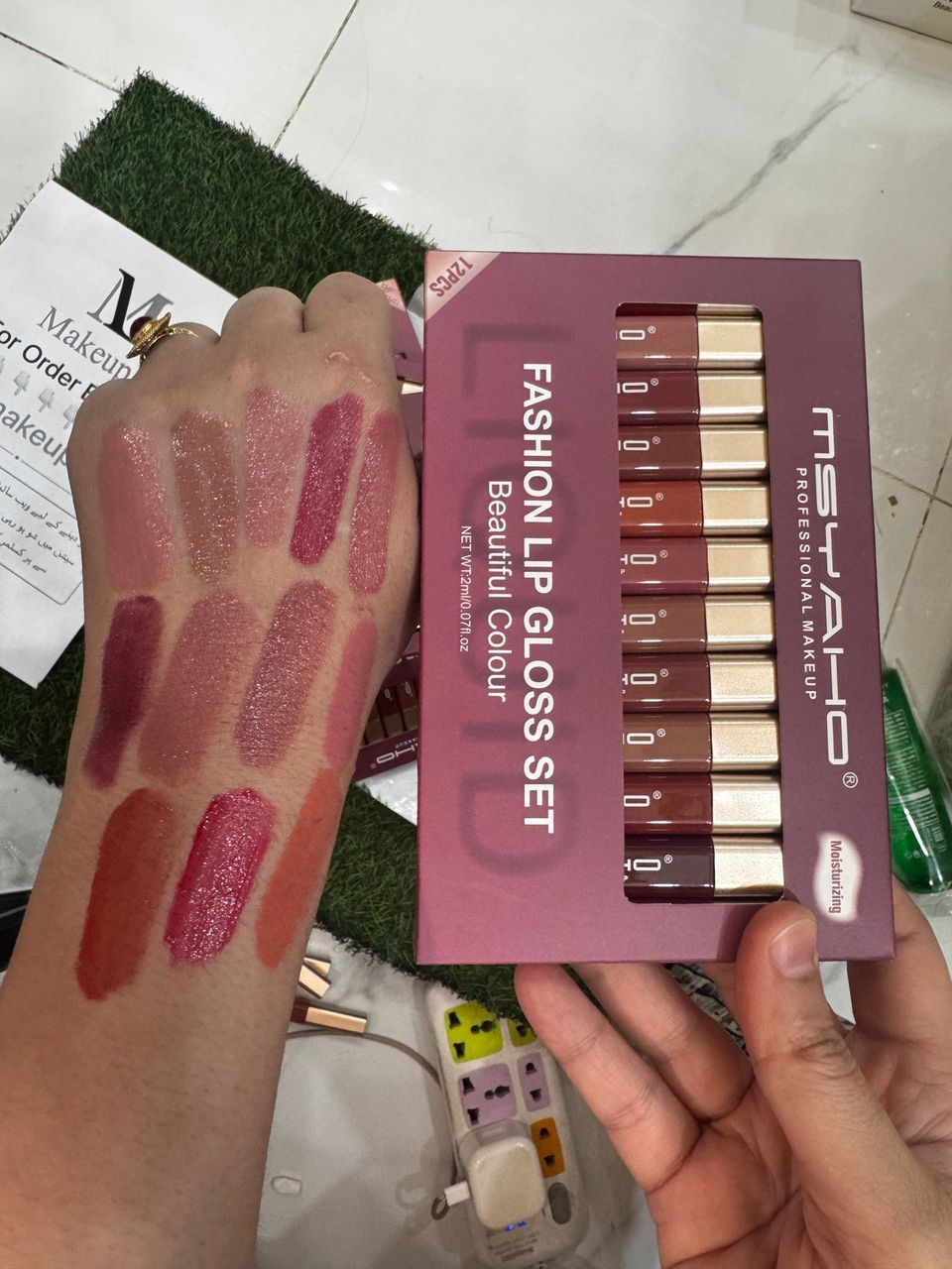 Lip Gloss 12 in 1 Msyaho Pack