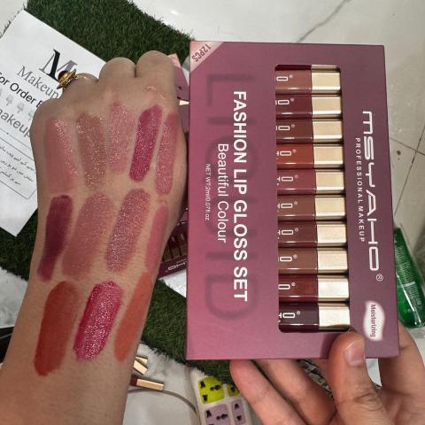 Lip Gloss 12 in 1 Msyaho Pack