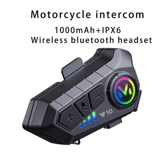 Helmet Bluetooth with Intercom (2 Person Connection)