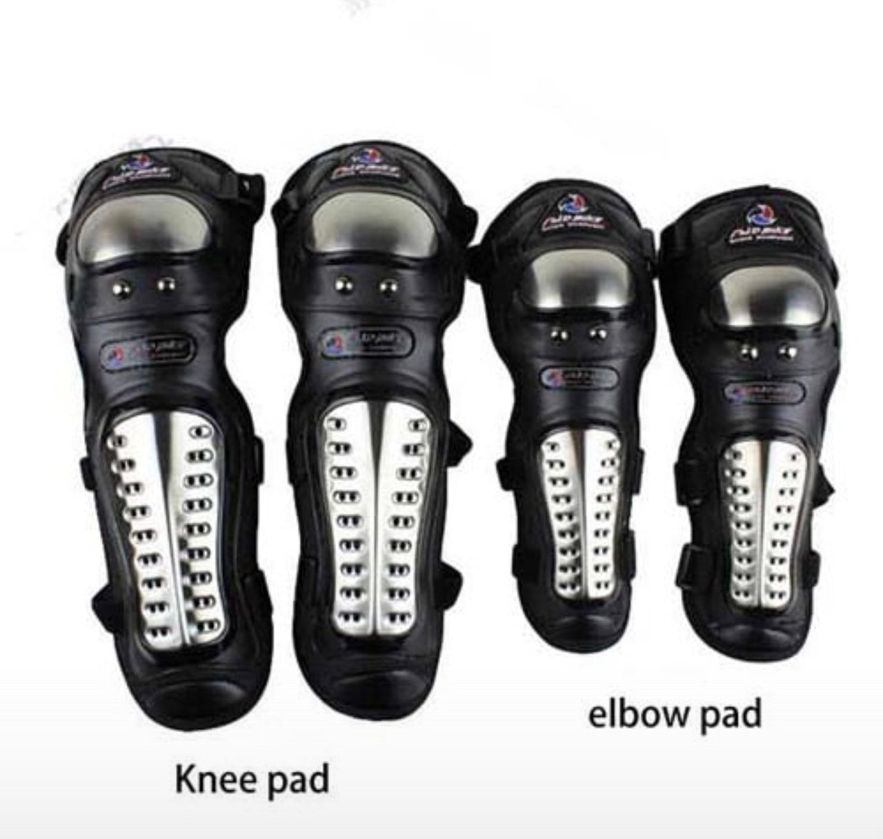 Heavy Quality Metal Knee & Elbow Guards Metal Qualty